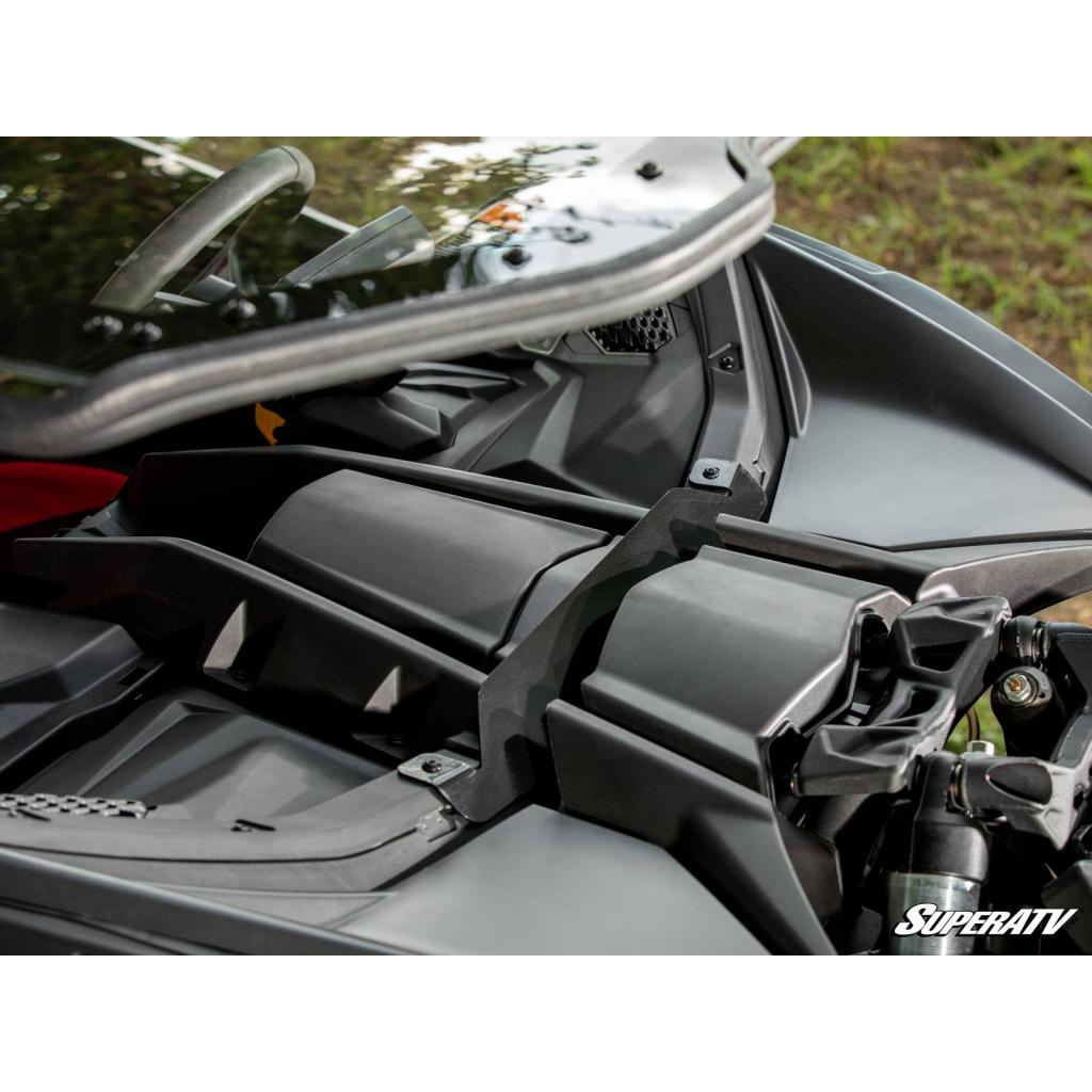SuperaATV Can - Am Maverick X3 MaxDrive Power Flip Windshield - MojoMotoSport.com