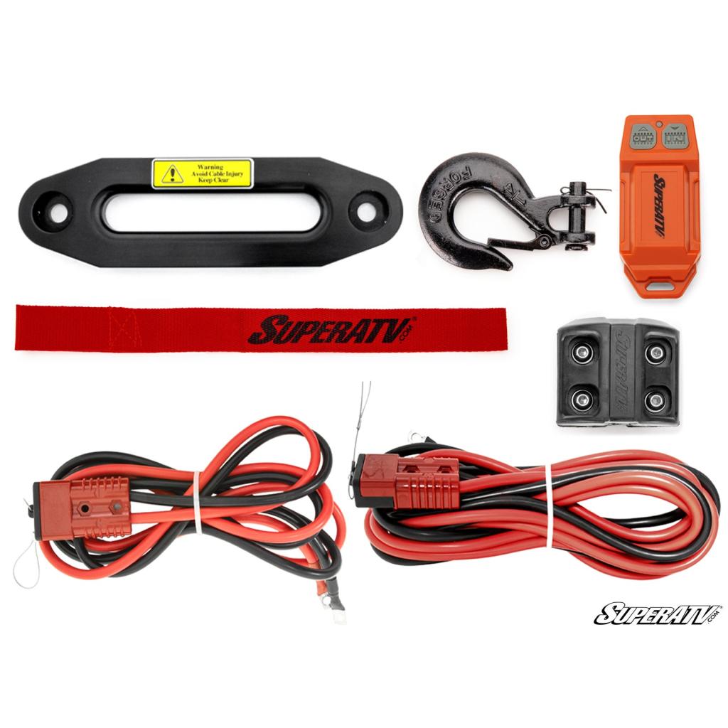 SuperATV 12,000 lb. Winch Receiver Mount - MojoMotoSport.com