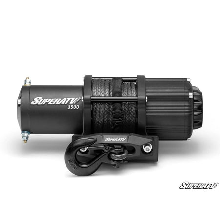 SuperATV 3500 Lb. Winch w/ Remote & Synthetic Rope - MojoMotoSport.com
