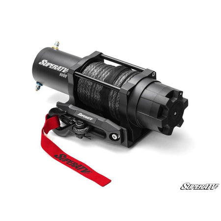 SuperATV 6000 Lb. Winch w/ Remote & Synthetic Rope - MojoMotoSport.com