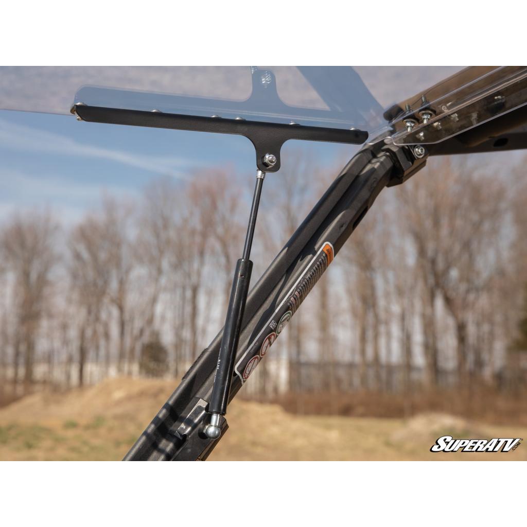SuperATV Can - Am Commander Scratch Resistant Flip Windshield - MojoMotoSport.com