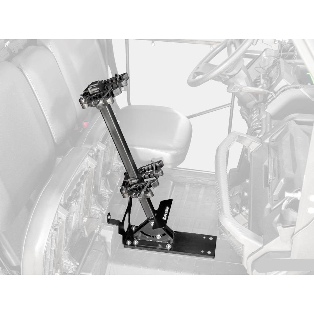 SuperATV Can - Am Defender Floor - Mounted Gun Holder - MojoMotoSport.com