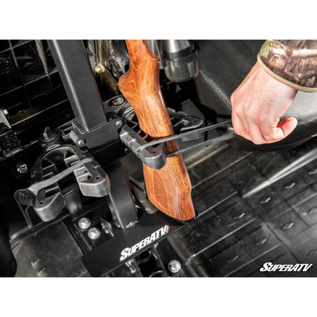 SuperATV Can - Am Defender Floor - Mounted Gun Holder - MojoMotoSport.com