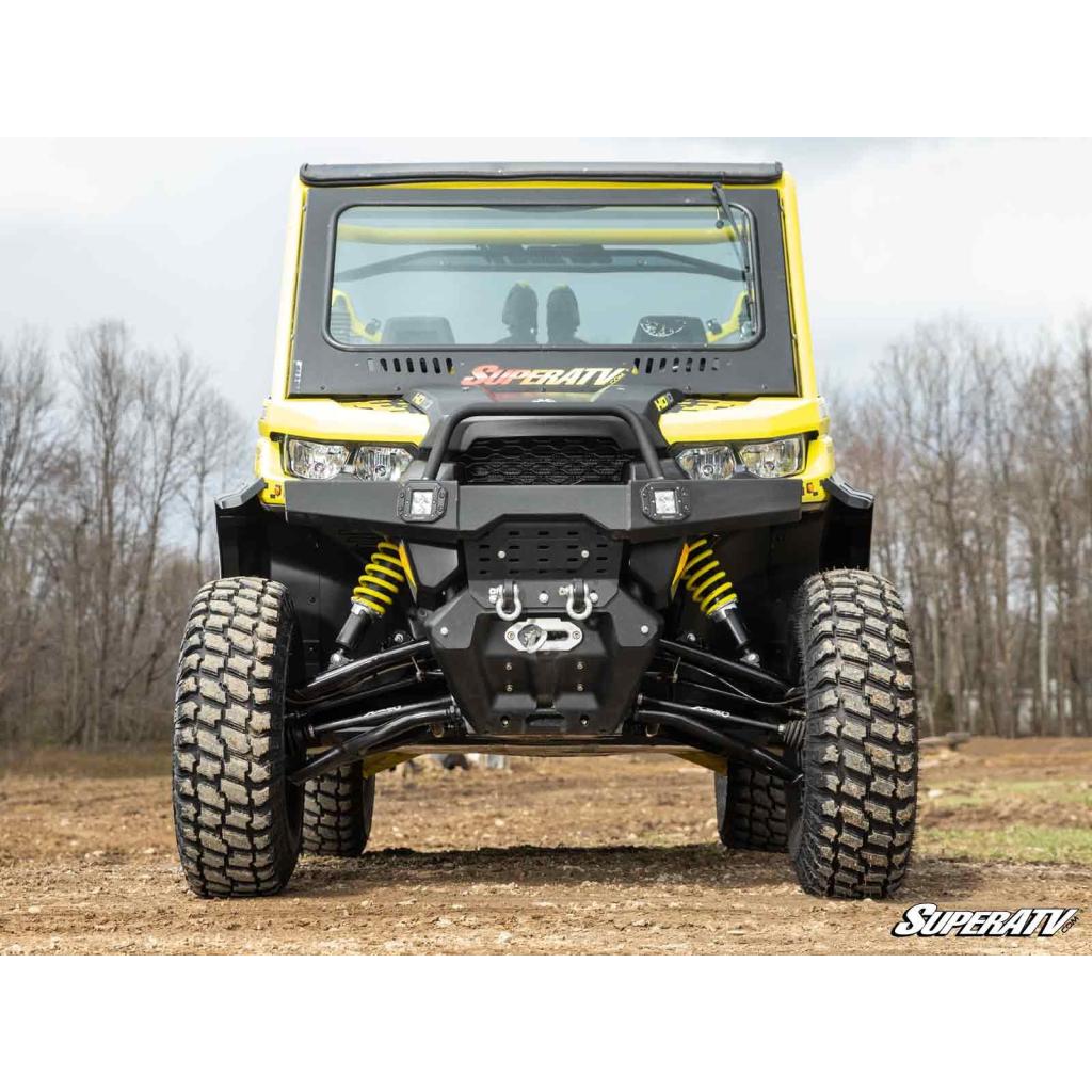 SuperATV Can - Am Defender HD10 Atlas Pro 2" Forward Offset A - Arms - MojoMotoSport.com