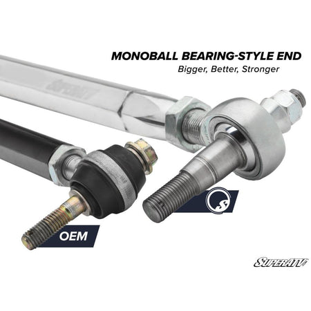 SuperATV Can - Am Defender HD8 RackBoss 2.0 Steel Bar Tie Rod Kit - MojoMotoSport.com