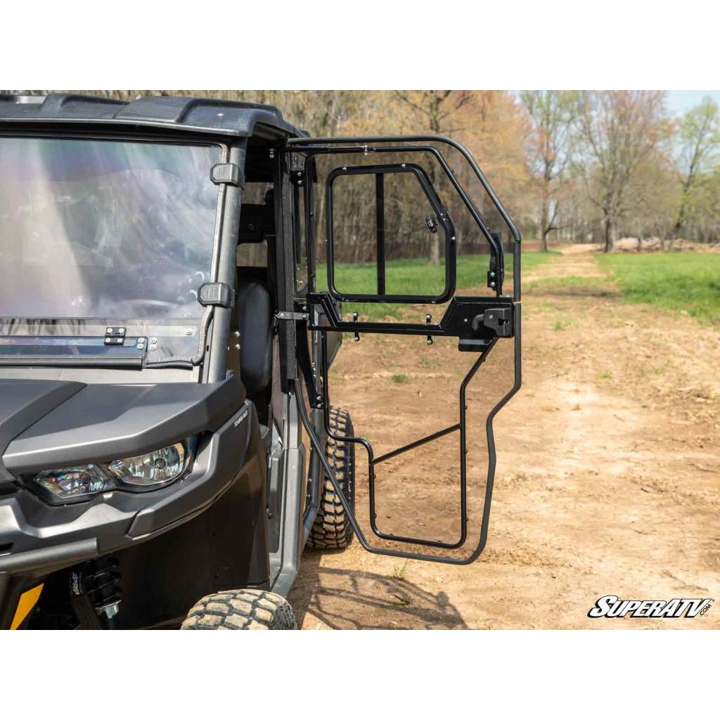 SuperATV Can - Am Defender MAX Convertible Cab Enclosure Doors - MojoMotoSport.com