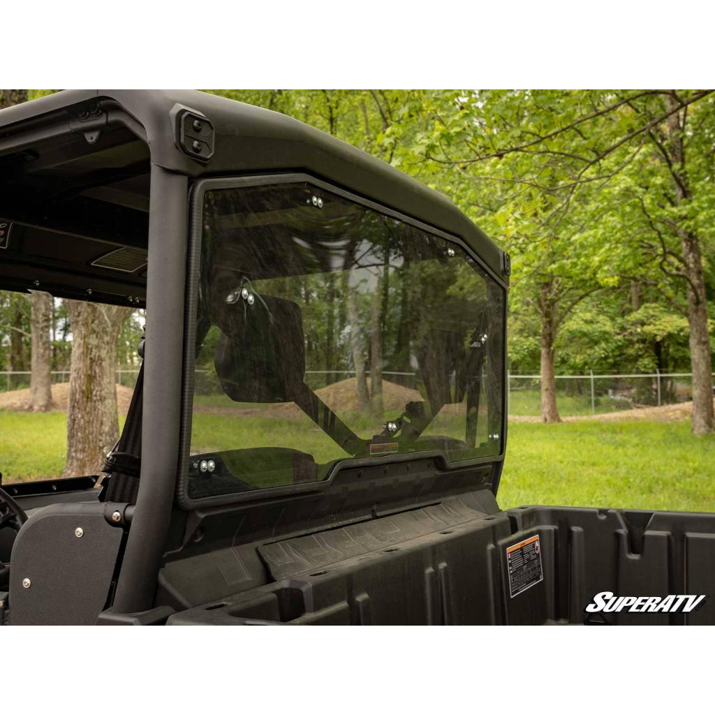 SuperATV Can - Am Defender Polycarbonate Rear Windshield Light Tint - MojoMotoSport.com