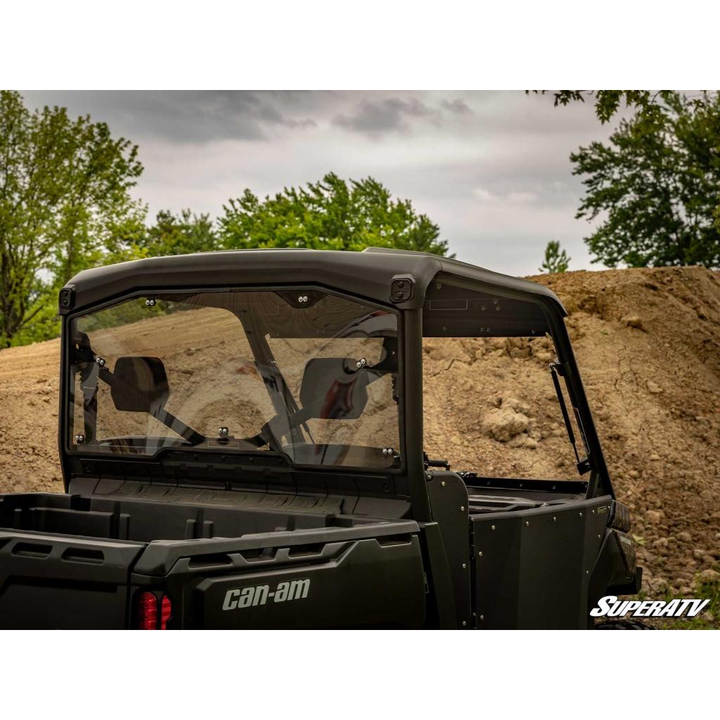 SuperATV Can - Am Defender Rear Windshield - MojoMotoSport.com