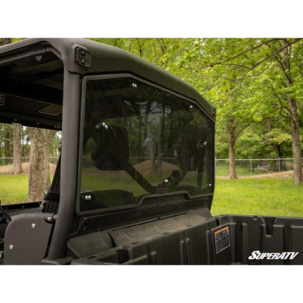 SuperATV Can - Am Defender Rear Windshield - MojoMotoSport.com