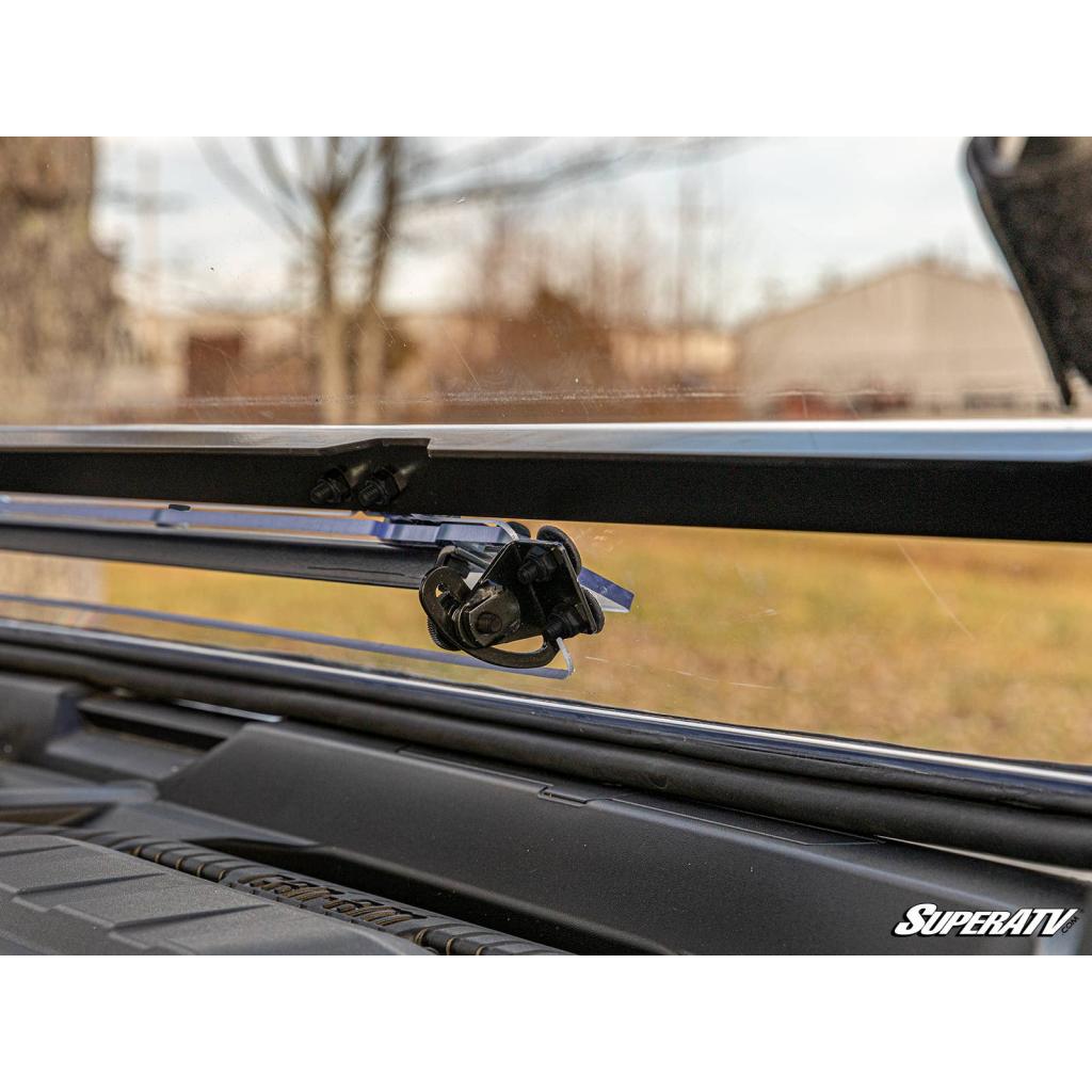 SuperATV Can - Am Defender Scratch - Resistant Vented Full Windshield - MojoMotoSport.com
