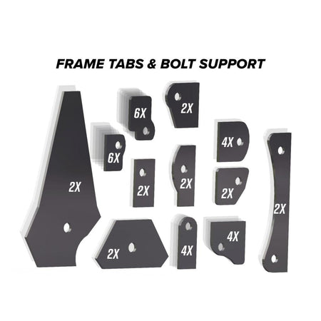 SuperATV Can - Am Defender Weld - In Gusset Kit - MojoMotoSport.com