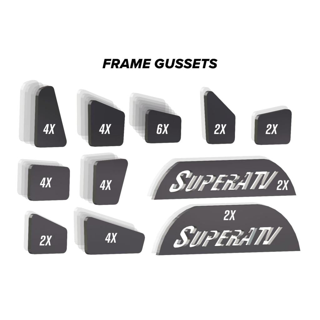 SuperATV Can - Am Defender Weld - In Gusset Kit - MojoMotoSport.com