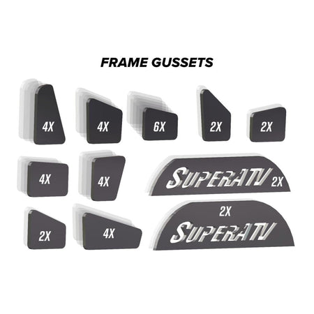 SuperATV Can - Am Defender Weld - In Gusset Kit - MojoMotoSport.com