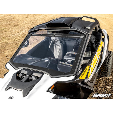 SuperATV Can - Am Maverick R MaxDrive Power Flip Windshield - MojoMotoSport.com