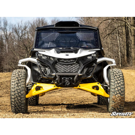 SuperATV Can - Am Maverick R MaxDrive Power Flip Windshield - MojoMotoSport.com
