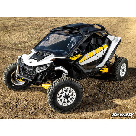 SuperATV Can - Am Maverick R MaxDrive Power Flip Windshield - MojoMotoSport.com