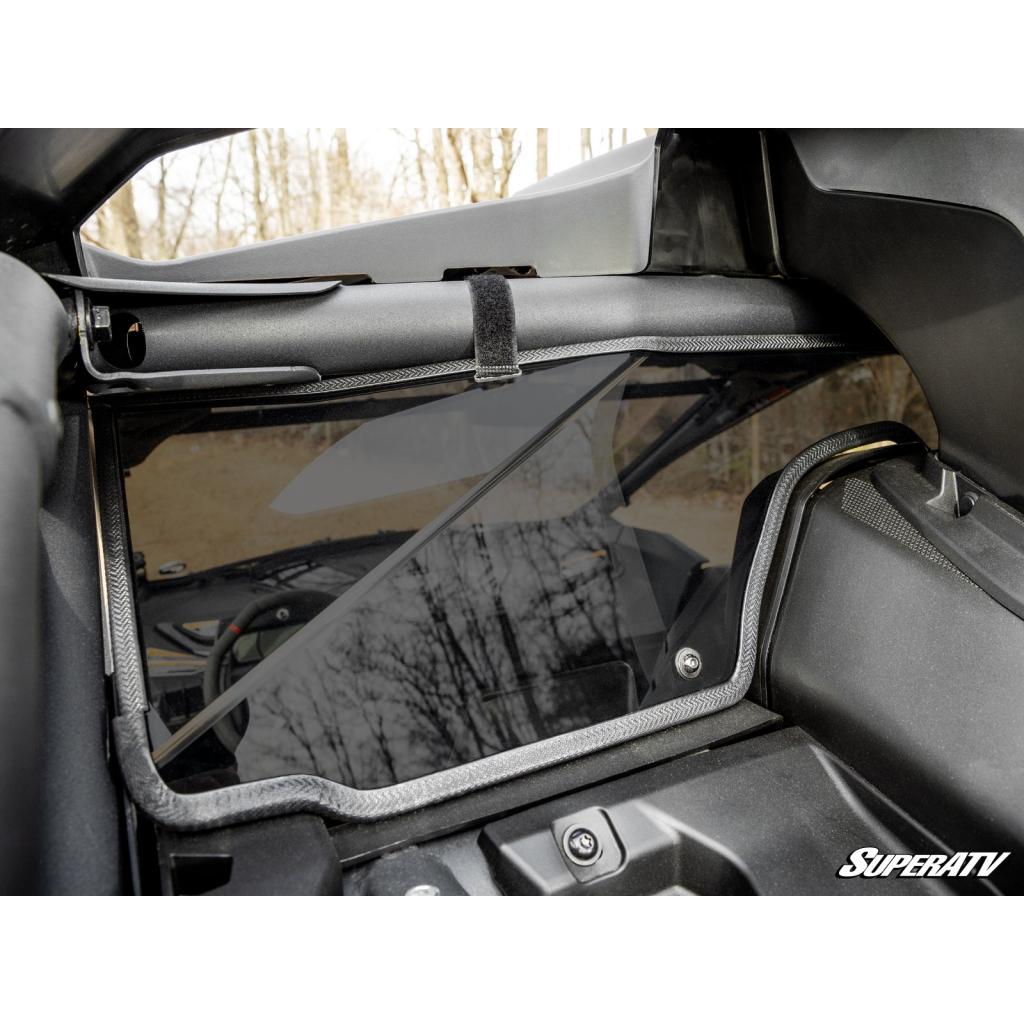 SuperATV Can - Am Maverick R Scratch - Resistant Rear Windshield - MojoMotoSport.com