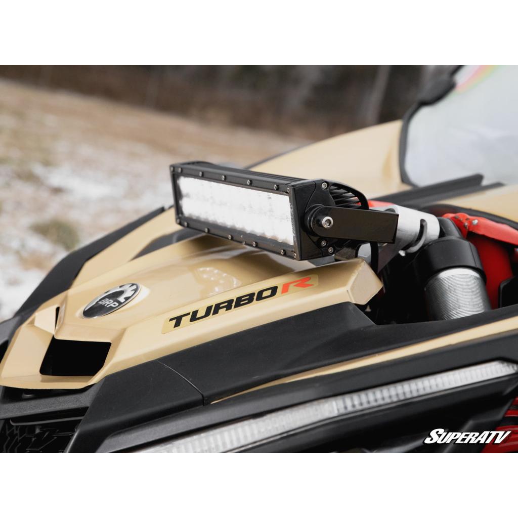 SuperATV Can - Am Maverick X3 12" Shock Tower Light Bar Mount - MojoMotoSport.com