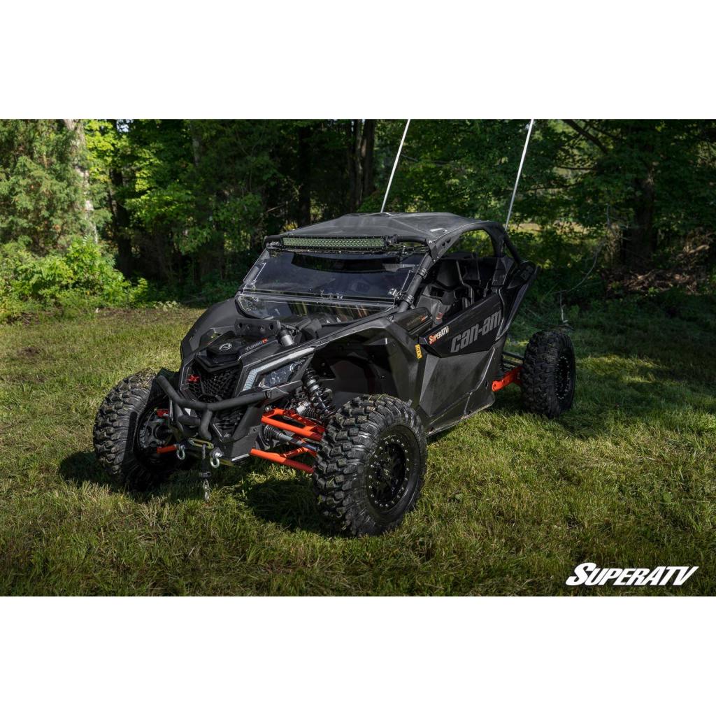 SuperATV Can - Am Maverick X3 Front Bumper - MojoMotoSport.com
