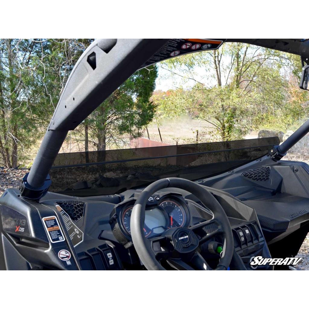 SuperATV Can - Am Maverick X3 Half Windshield - MojoMotoSport.com
