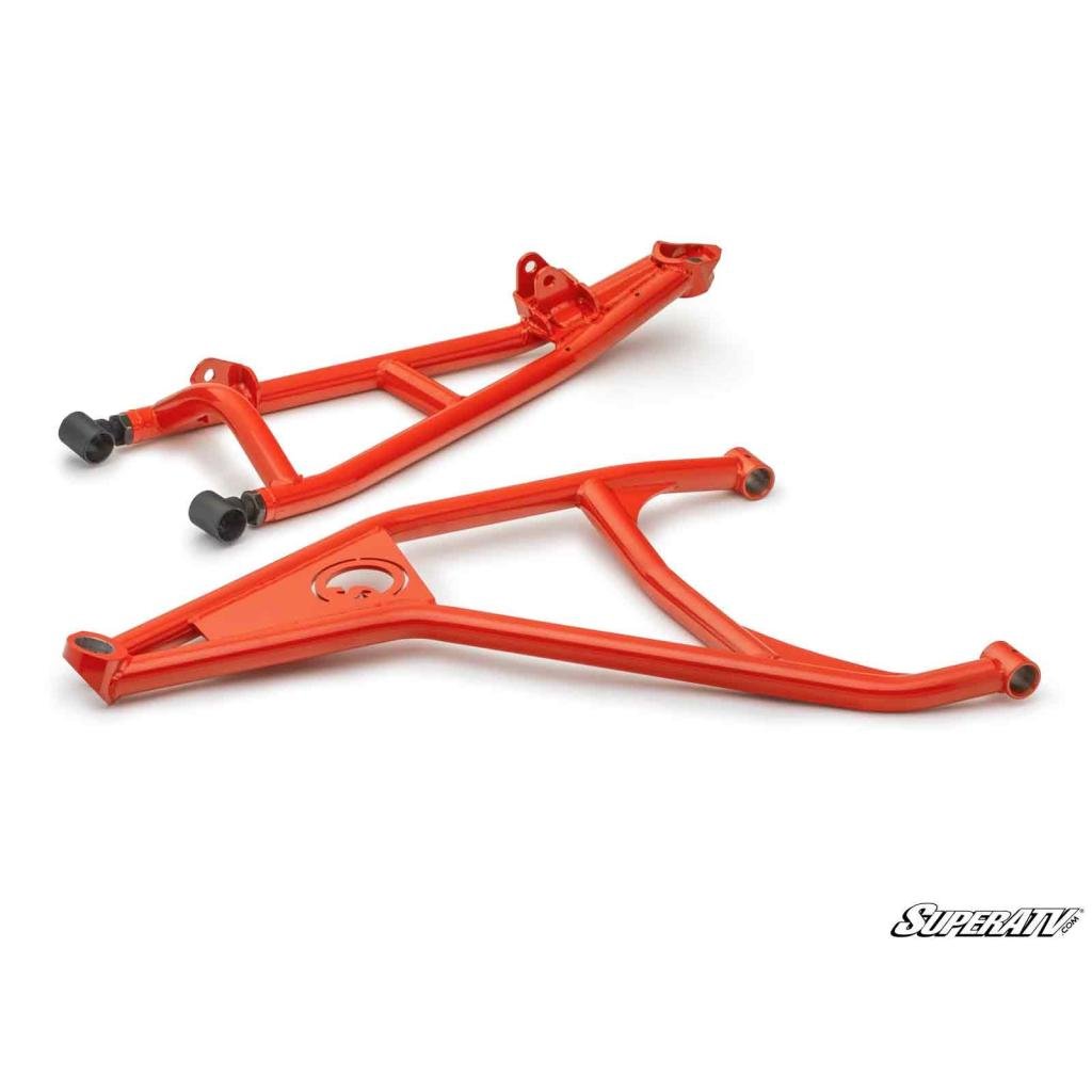 SuperATV Can - Am Maverick X3 High Clearance 2" Forward Offset A - Arms - MojoMotoSport.com