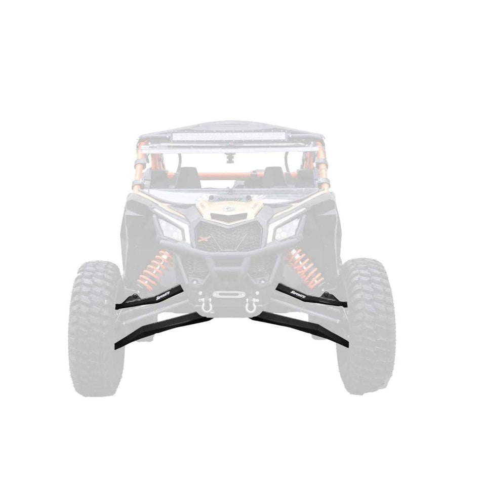 SuperATV Can - Am Maverick X3 High Clearance Boxed Front A - Arms - MojoMotoSport.com