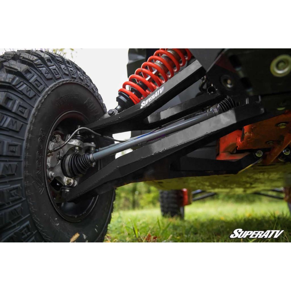 SuperATV Can - Am Maverick X3 High Clearance Boxed Front A - Arms - MojoMotoSport.com