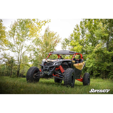 SuperATV Can - Am Maverick X3 High Clearance Boxed Front A - Arms - MojoMotoSport.com