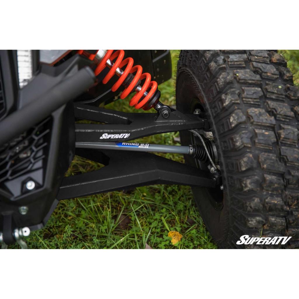 SuperATV Can - Am Maverick X3 High Clearance Boxed Front A - Arms - MojoMotoSport.com