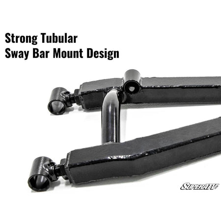 SuperATV Can - Am Maverick X3 High Clearance Boxed Front A - Arms - MojoMotoSport.com