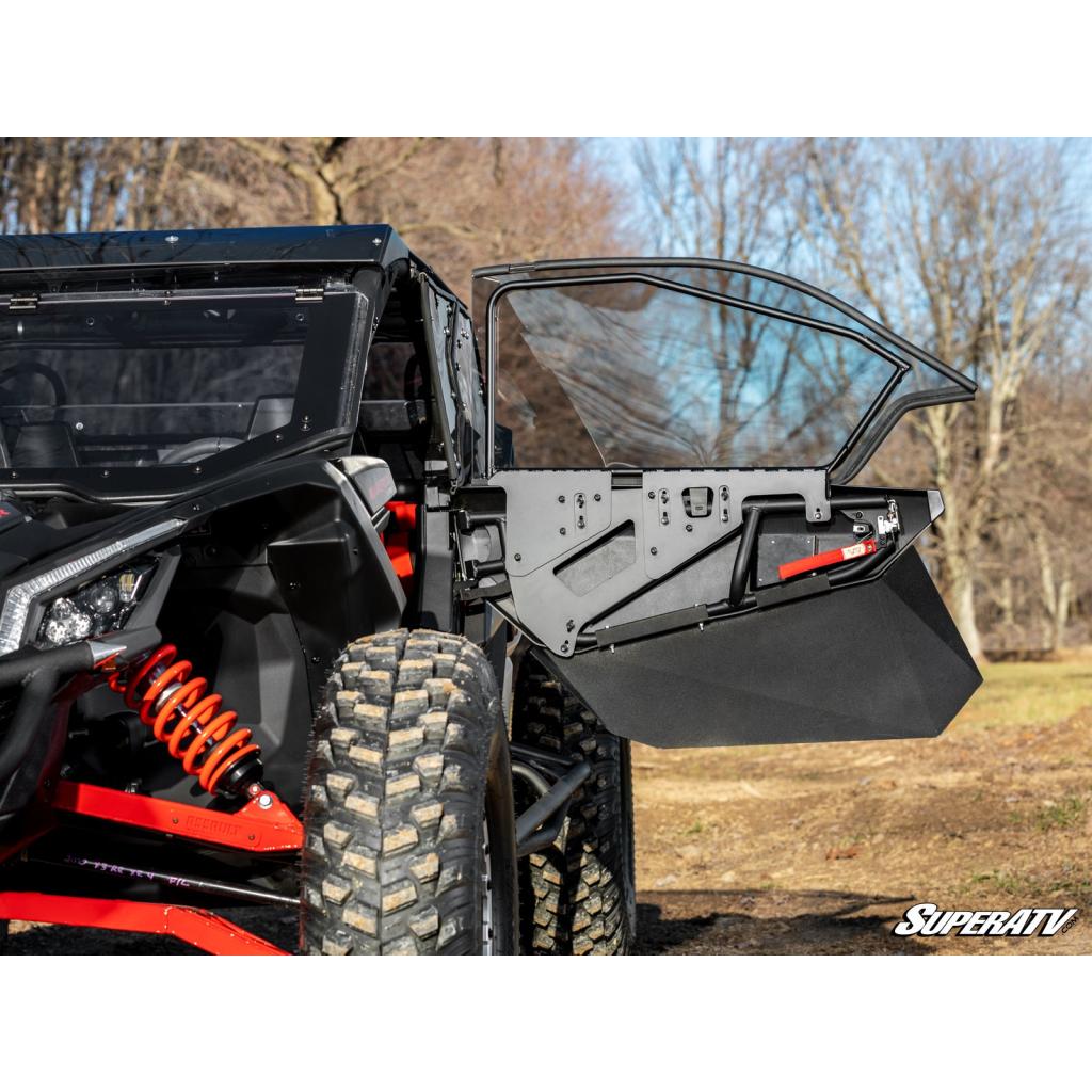 SuperATV Can - Am Maverick X3 MAX Hard Cab Enclosure Upper Doors - MojoMotoSport.com
