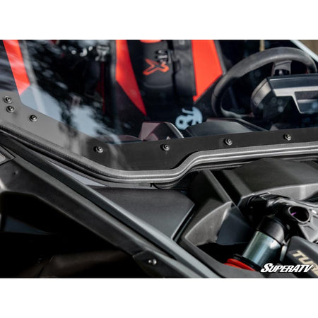SuperATV Can - Am Maverick X3 MaxDrive Power Flip Windshield - MojoMotoSport.com