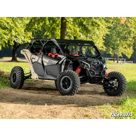 SuperATV Can - Am Maverick X3 MaxDrive Power Flip Windshield - MojoMotoSport.com