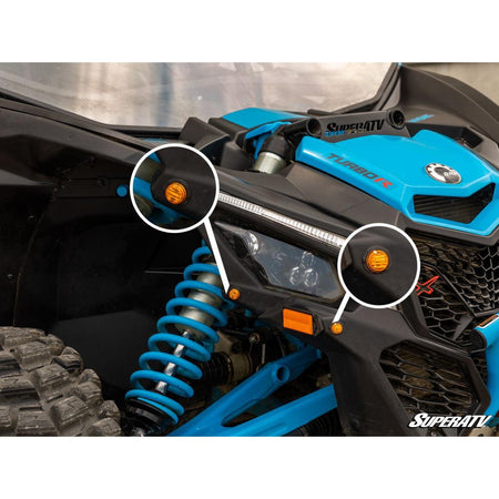 SuperATV Can - Am Maverick X3 Plug & Play Turn Signal Kit - MojoMotoSport.com