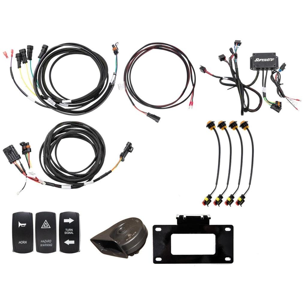 SuperATV Can - Am Maverick X3 Plug & Play Turn Signal Kit - MojoMotoSport.com