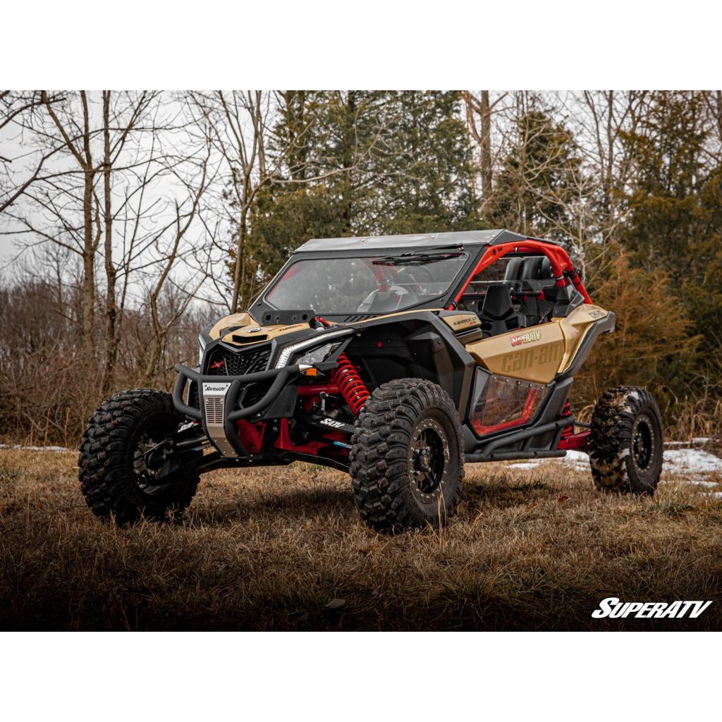 SuperATV Can - Am Maverick X3 Sidewinder A - Arms—1.5" Forward Offset - MojoMotoSport.com