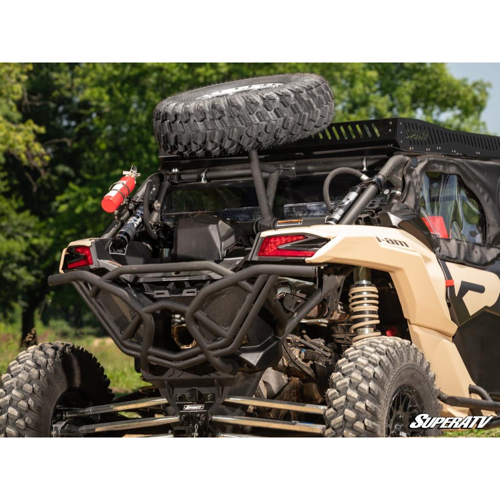 SuperATV Can - Am Maverick X3 Spare Tire Carrier - MojoMotoSport.com