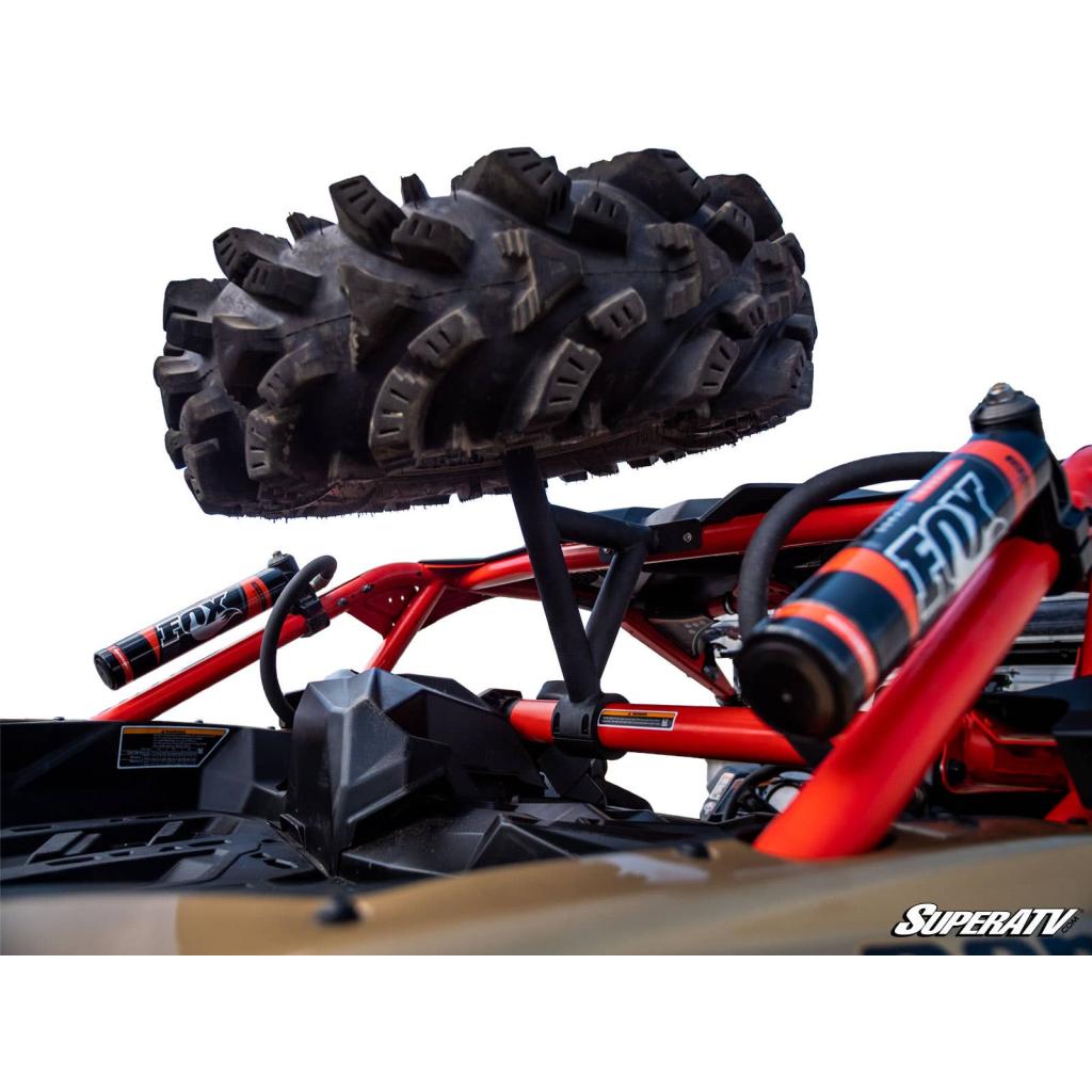 SuperATV Can - Am Maverick X3 Spare Tire Carrier - MojoMotoSport.com