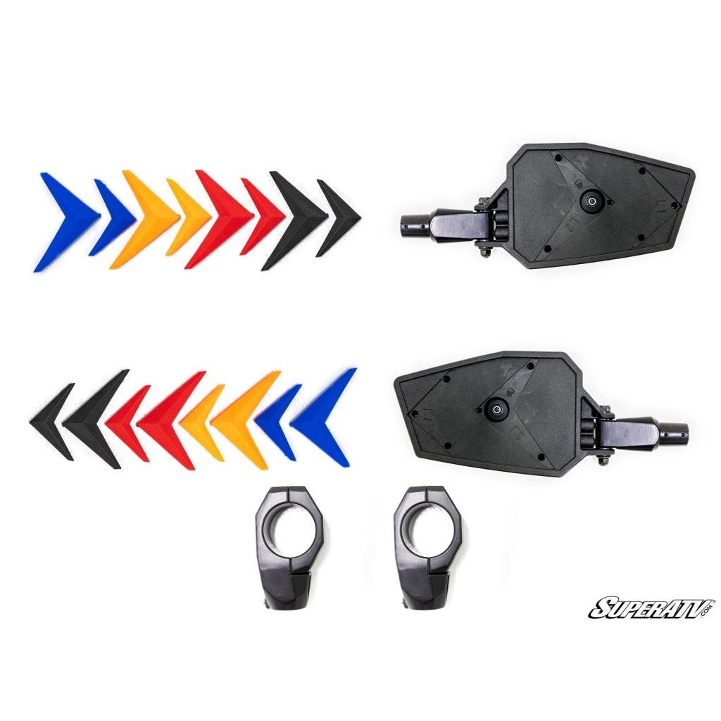SuperATV Can - Am Seeker Side View Mirrors - MojoMotoSport.com