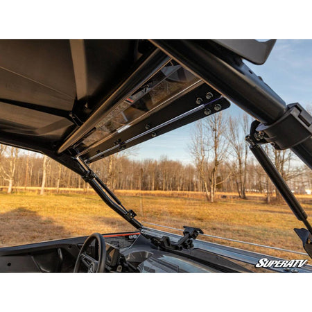 SuperATV CF - Moto ZForce 950 Scratch - Resistant Flip Windshield - MojoMotoSport.com