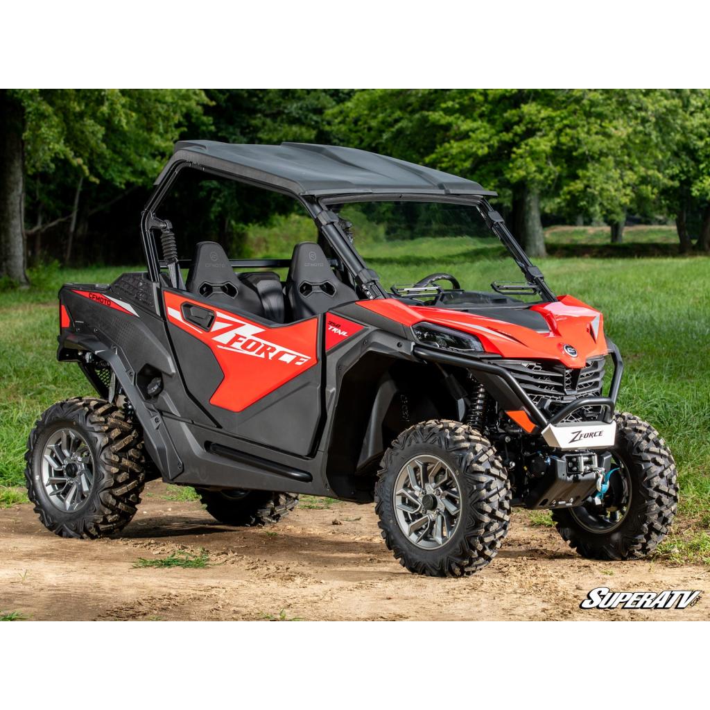 SuperATV CFMOTO ZForce 800 Trail Vented Full Windshield - MojoMotoSport.com