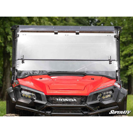 SuperATV Honda Pioneer 1000 Scratch - Resistant 3 - in - 1 Windshield - MojoMotoSport.com