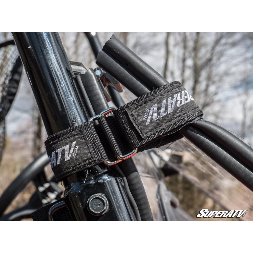 SuperATV Honda Pioneer 700 Scratch Resistant Flip Down Windshield - MojoMotoSport.com