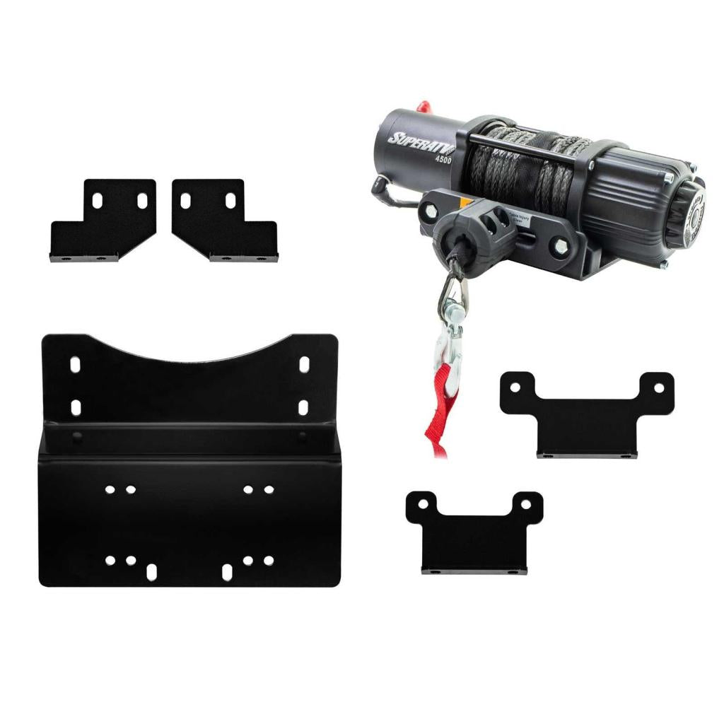 SuperATV Honda Pioneer 700 Winch Mounting Plate - MojoMotoSport.com