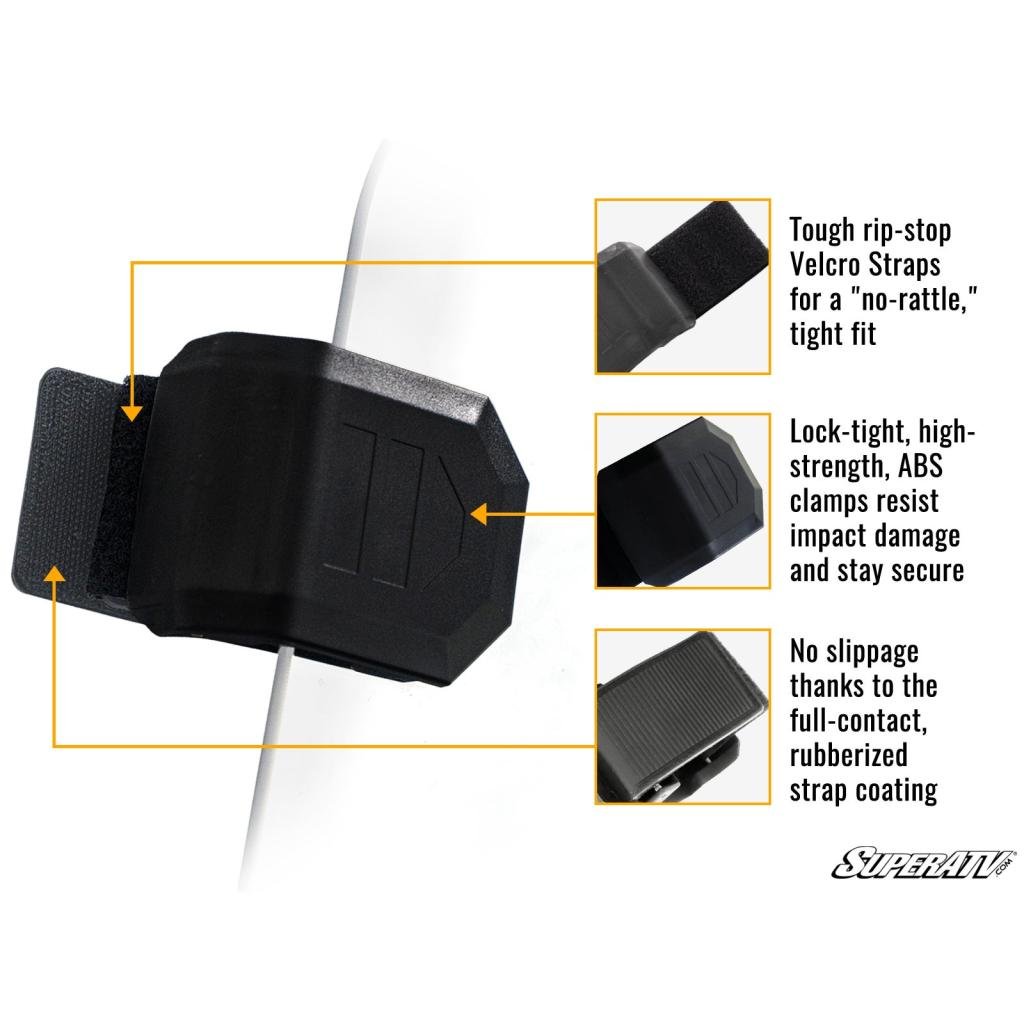 SuperATV John Deere Gator XUV Scratch - Resistant Full Windshield - MojoMotoSport.com