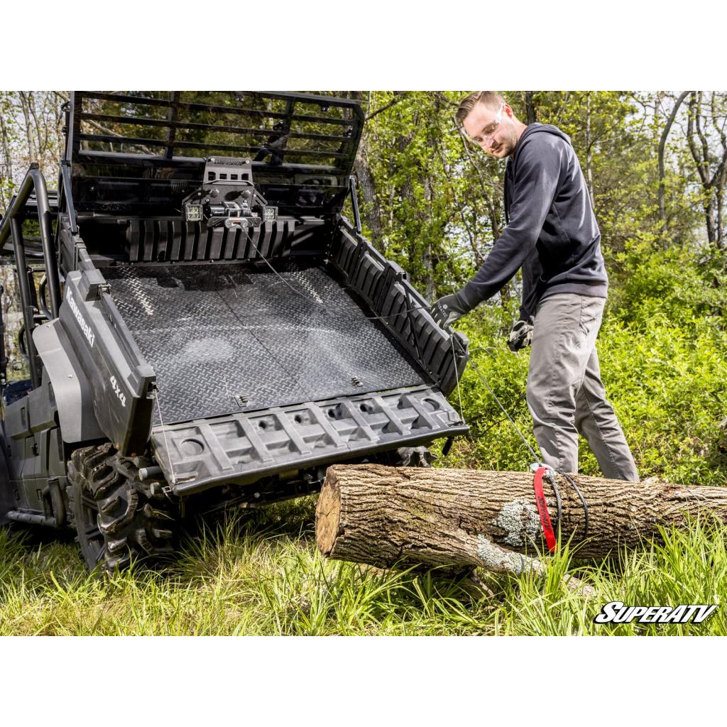 SuperATV Kawasaki Mule Pro Bed Winch - MojoMotoSport.com
