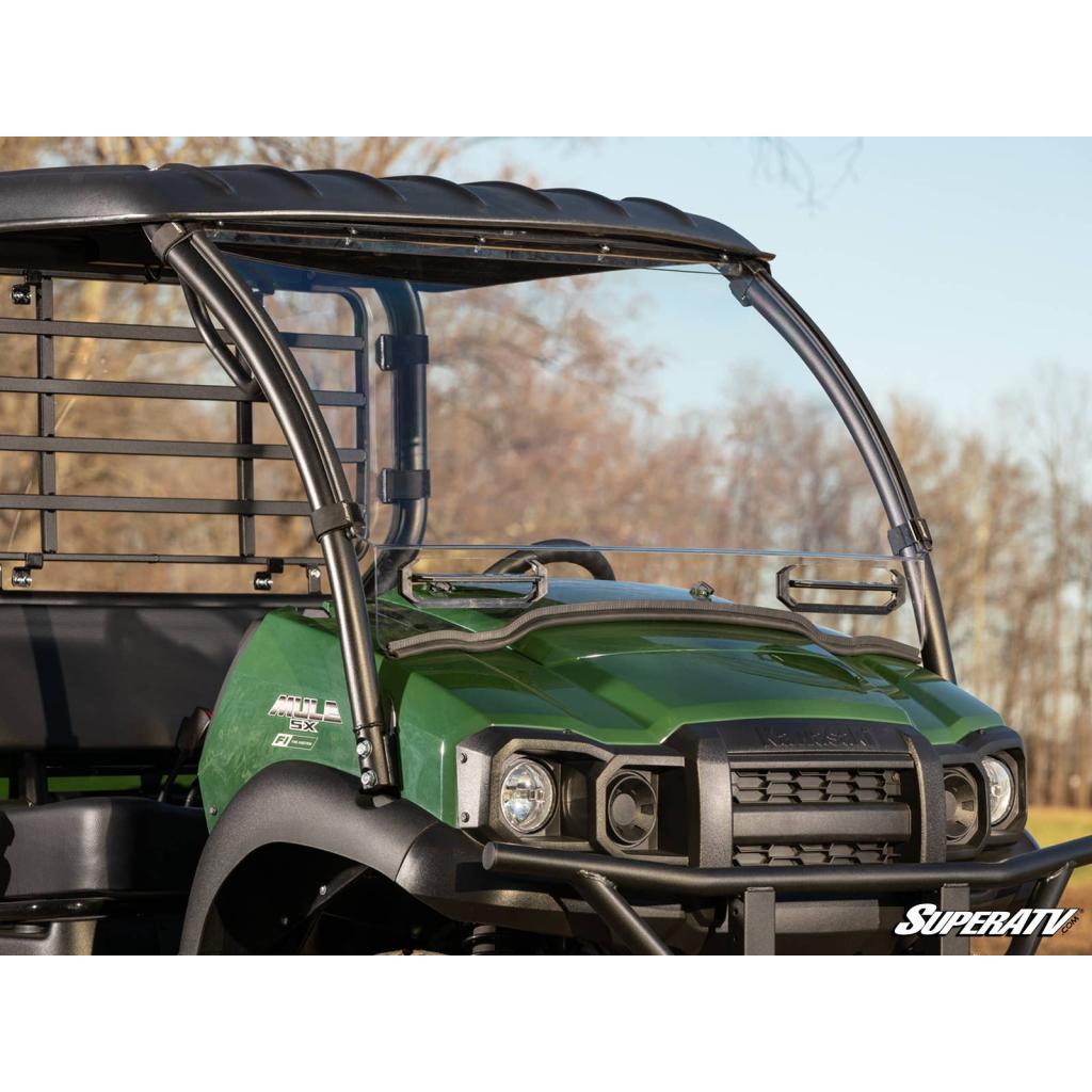 SuperATV Kawasaki Mule SX Vented Windshield Kit - MojoMotoSport.com