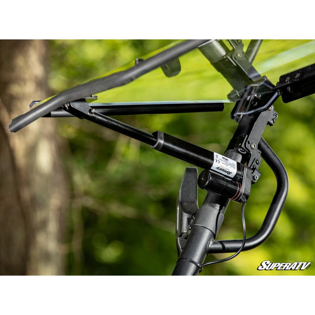 SuperATV Kawasaki Teryx MaxDrive Power Flip Windshield - MojoMotoSport.com