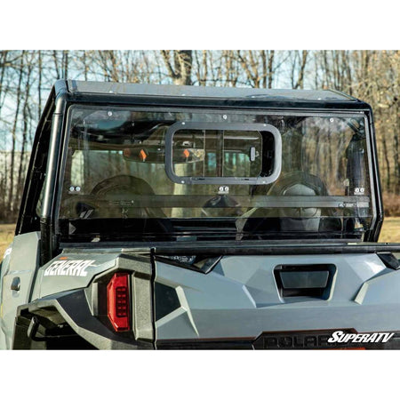 SuperATV Polaris General 1000 Sliding Rear Windshield - MojoMotoSport.com