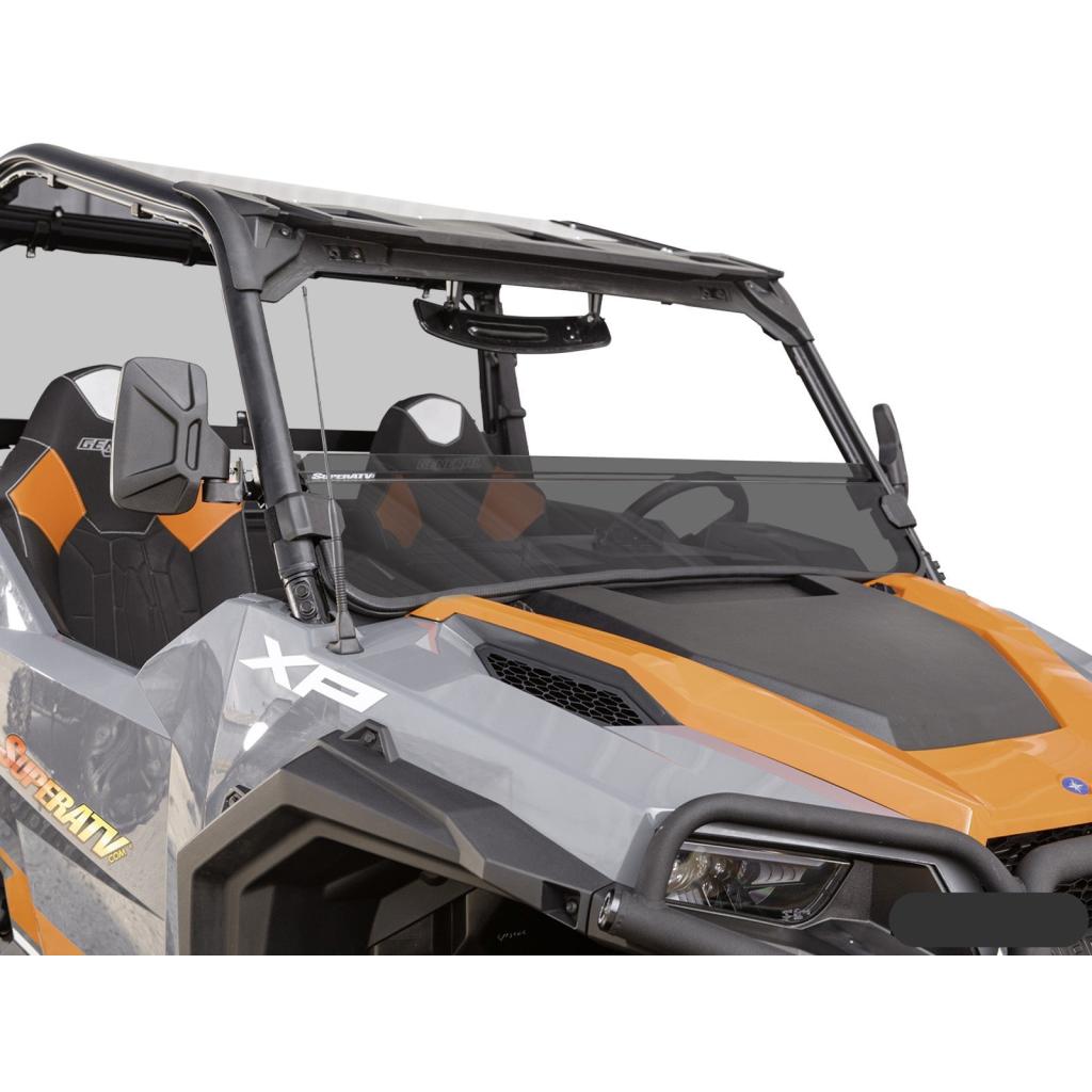 SuperATV Polaris General Half Windshield - MojoMotoSport.com